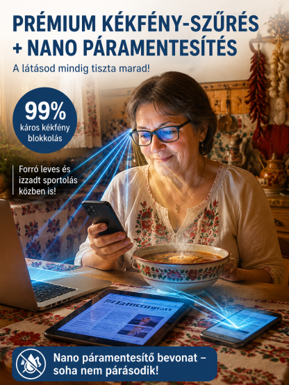 ❤️Vizsgálat nélkül, automatikus állítás – 3 másodperc alatt éles látás.