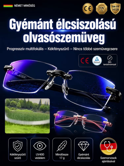 Német mérnöki áttörés! 👓Okoslencsék automatikus fókusszal – vizsgálat és csere nélkül. ⚠️Nem átlagos szemüveg – a végső megoldás a látásproblémákra!
