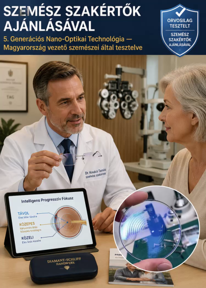 🆕【5. generációs nano-optika】Prémium multifokális intelligens fotokróm olvasószemüveg – 1+1 ajándékba.