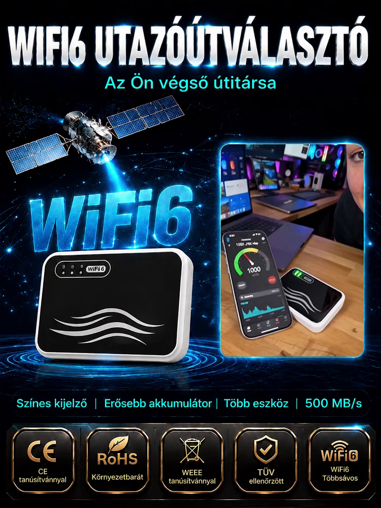🔥 Dobd el végleg a régi internetes költségeidet! Nincs szükség SIM‑kártyára, nincs bonyolult beállítás – kapcsold be, és mindössze 30 másodperc után máris korlátlan internethez jutsz!