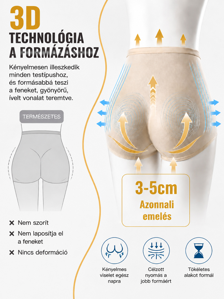 💃Párizsi ortopéd szakértők fejlesztették. Stabilizálja a medencét, laposítja a hasat, emeli a feneket és javítja a testtartást.