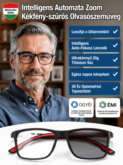 ❤️Vizsgálat nélkül, automatikus állítás – 3 másodperc alatt éles látás.