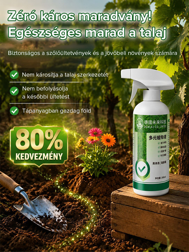 💯Egy permetezés – 5 év gyommentesség. Vége a gyomlálásnak, esőzésnek és talajpusztulásnak.