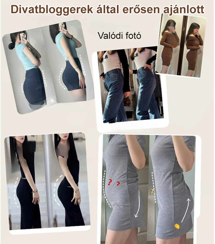 💖 Bemutatjuk a magas derekú, varrat nélküli bugyik királyát! Azonnal 4,5 kg-val könnyebbnek tűnsz! Pár másodperc alatt tökéletes alakot varázsol!