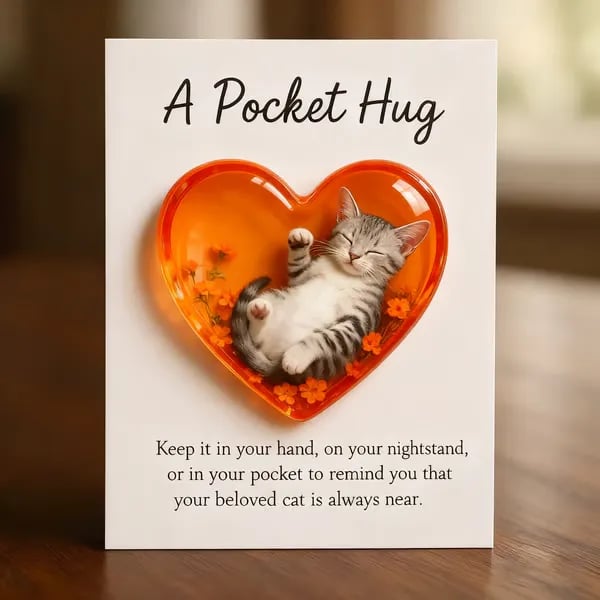 🎄Early Christmas Sale 49% OFF😺💖 Pocket Hug Cat Card--🎉