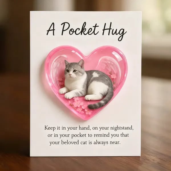 🎄Early Christmas Sale 49% OFF😺💖 Pocket Hug Cat Card--🎉