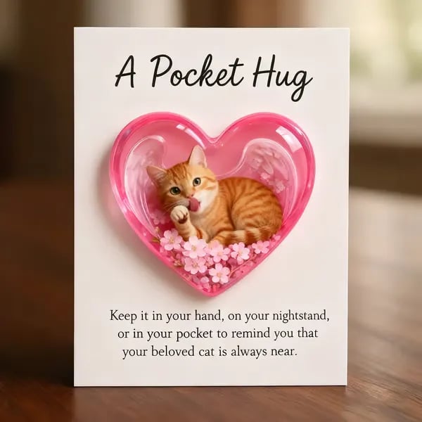 🎄Early Christmas Sale 49% OFF😺💖 Pocket Hug Cat Card--🎉