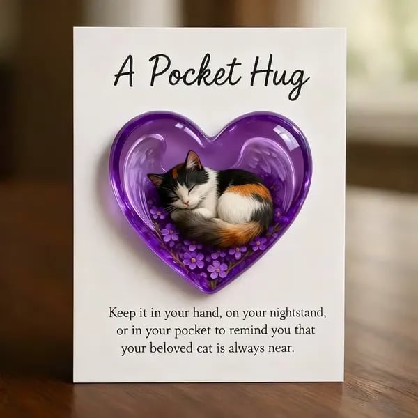 🎄Early Christmas Sale 49% OFF😺💖 Pocket Hug Cat Card--🎉