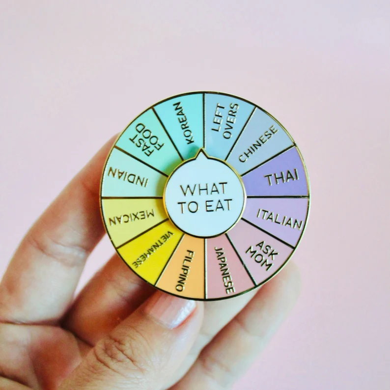 Funny Spinner Enamel Pin