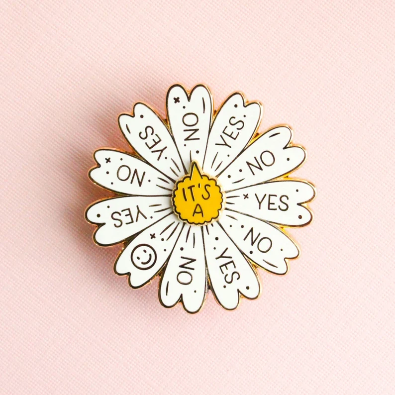 Funny Spinner Enamel Pin