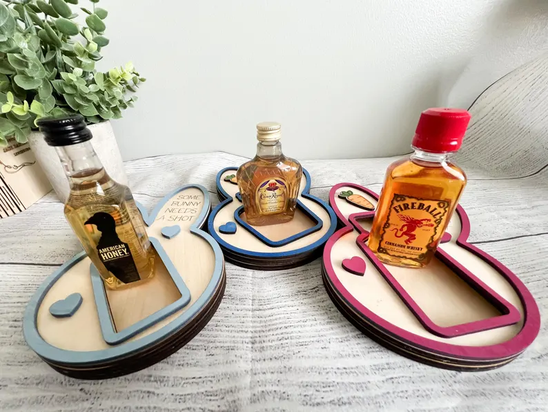 🎉Adult Easter Basket Gift-Easter Bunny Alcohol Bottle