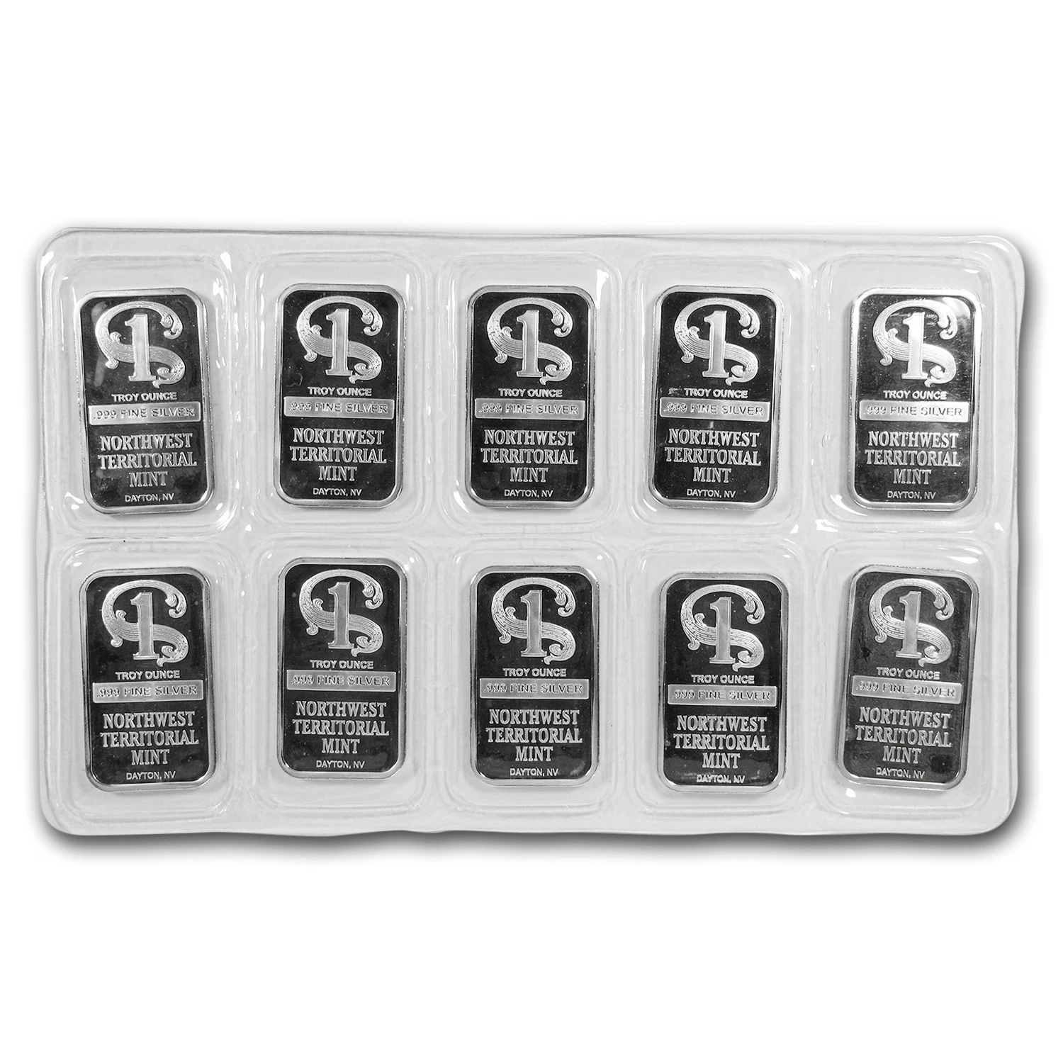 Northwest Territorial Mint - 1 Troy oz Pure .999 Fine Silver Bar In Capsule