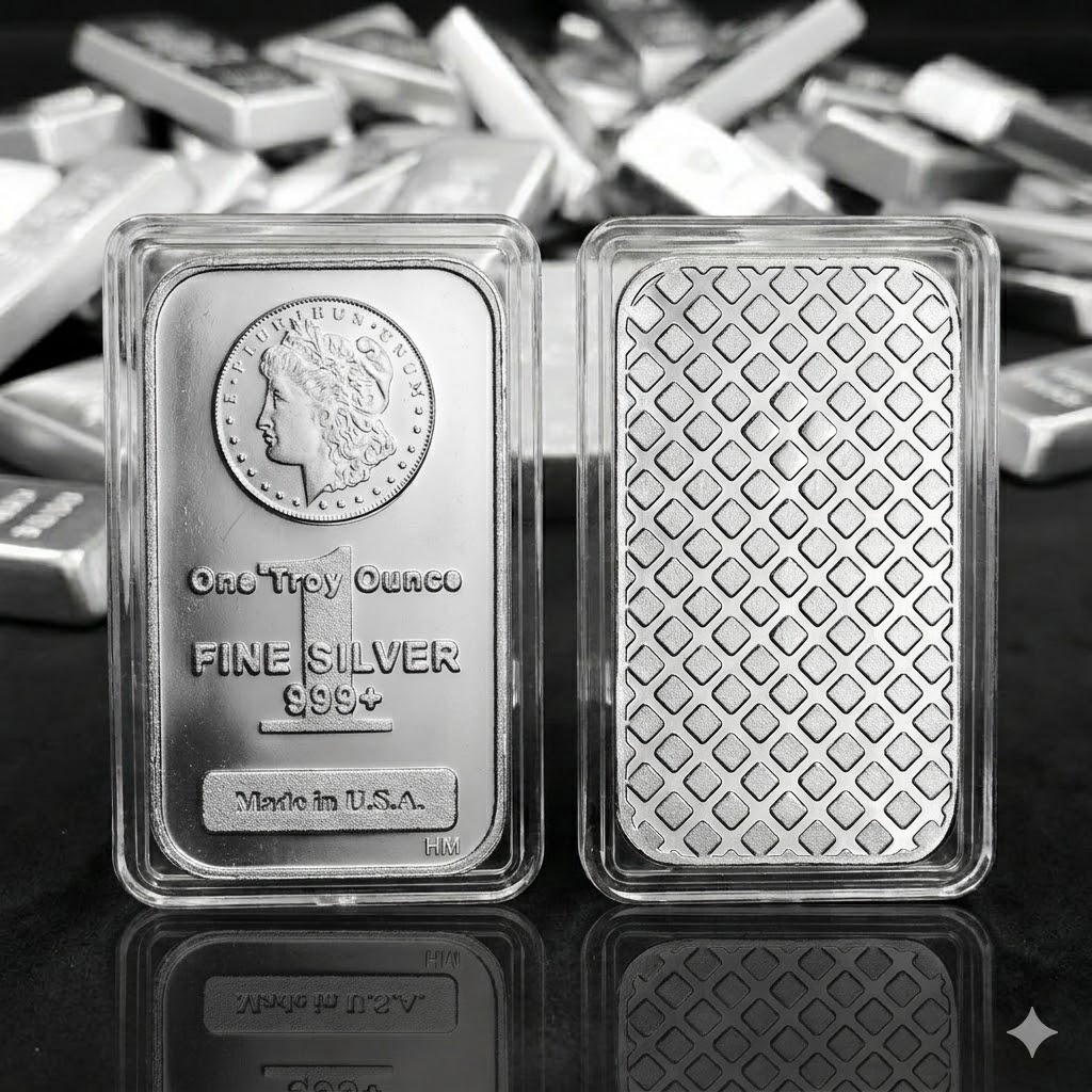 Last Day 60% OFF🔥Highland Mint 1 oz Morgan Head .999+ Fine Silver Bar