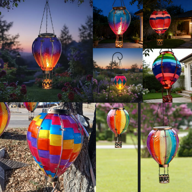 Handmade Hot Air Balloon Solar Flame Lantern