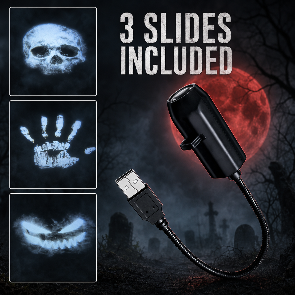 🎄👻 ✨ 60,000+ Sold — Plug & Play HD Holiday Projector for Christmas & Halloween Decor