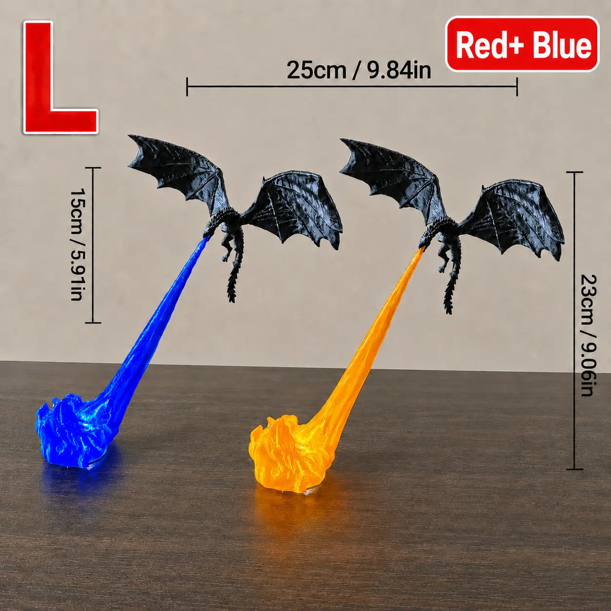 🐉3D-Printed Illuminated Dragon Flame Book Nook – Mystical Fantasy Bookshelf Decor
