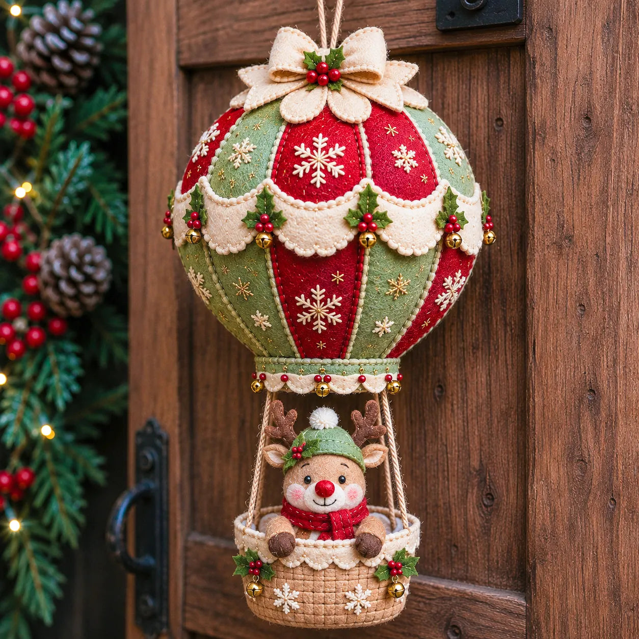 🎄🎈 Christmas Hot Air Balloon Hanging DIY Kit