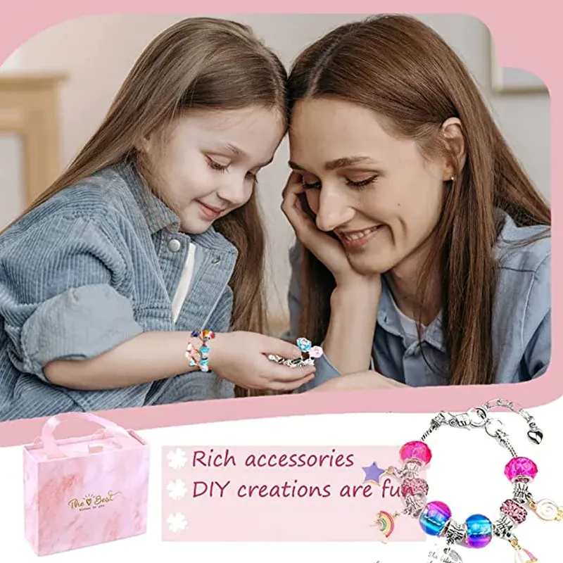 💎💍Charm Bracelet Jewerly Making Kit