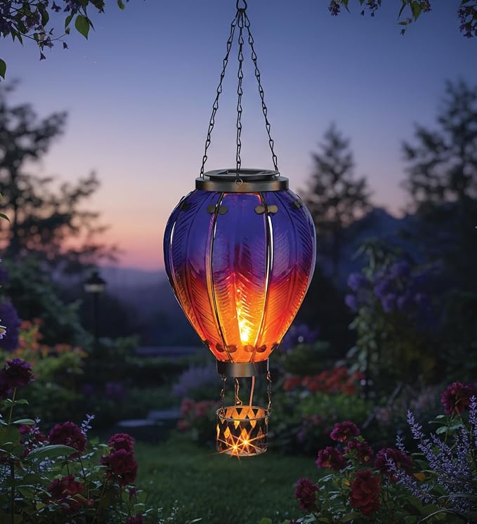 Handmade Hot Air Balloon Solar Flame Lantern