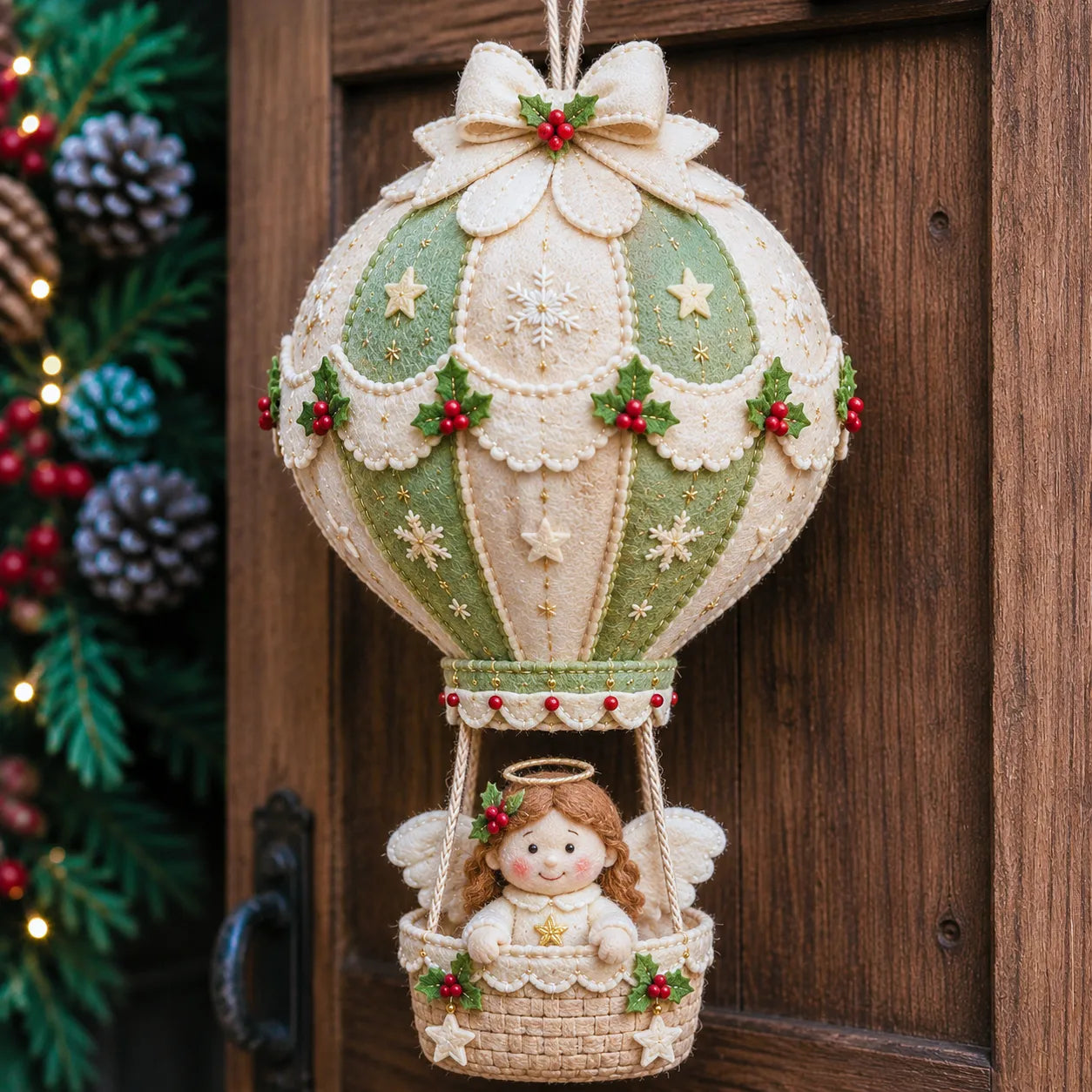 🎄🎈 Christmas Hot Air Balloon Hanging DIY Kit