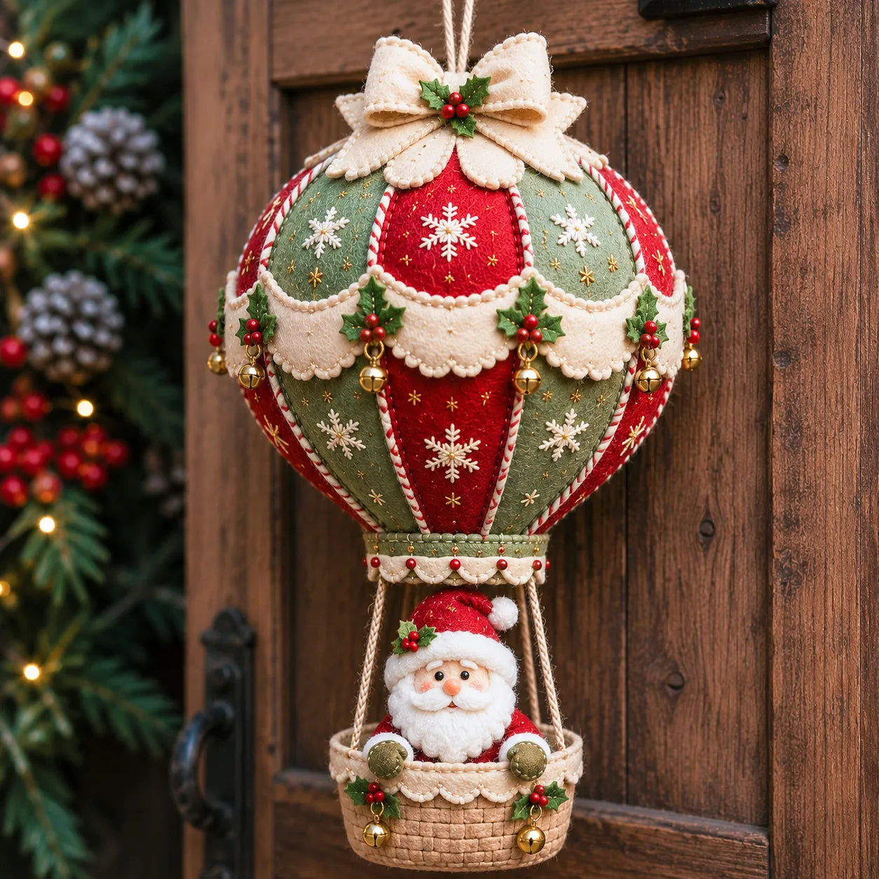 🎄🎈 Christmas Hot Air Balloon Hanging DIY Kit