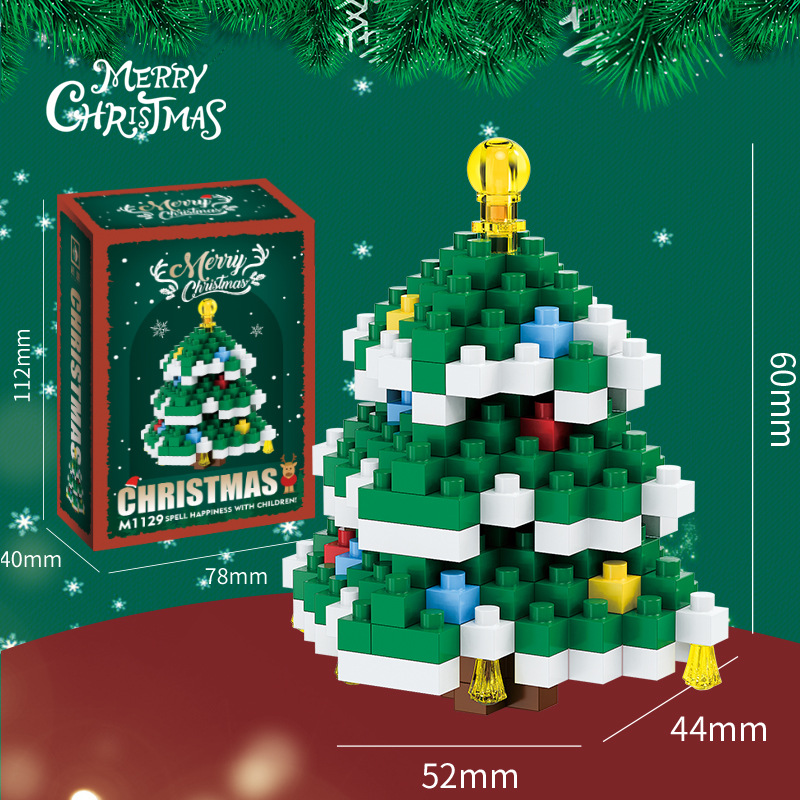 🎄🎅Creative Building Block Christmas Figures – Fun for the Whole Family