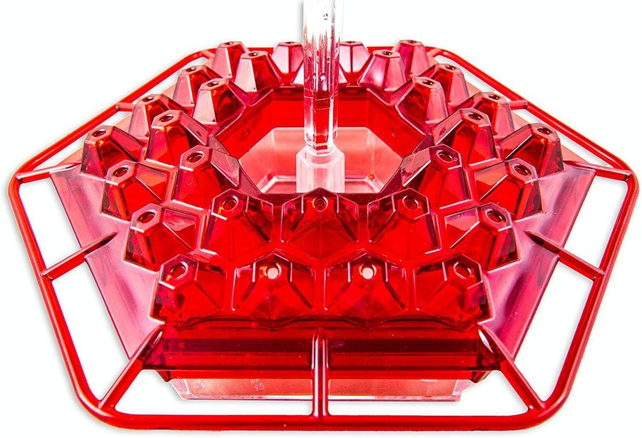 Hummingbird Feeder With Perch And Built-in Ant Moat