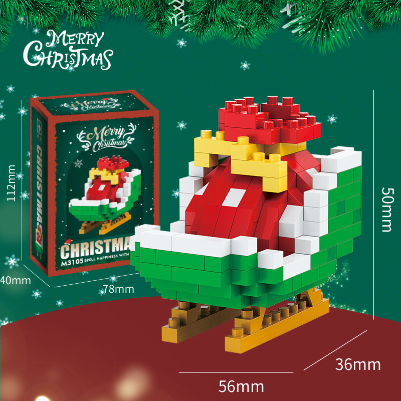 🎄🎅Creative Building Block Christmas Figures – Fun for the Whole Family