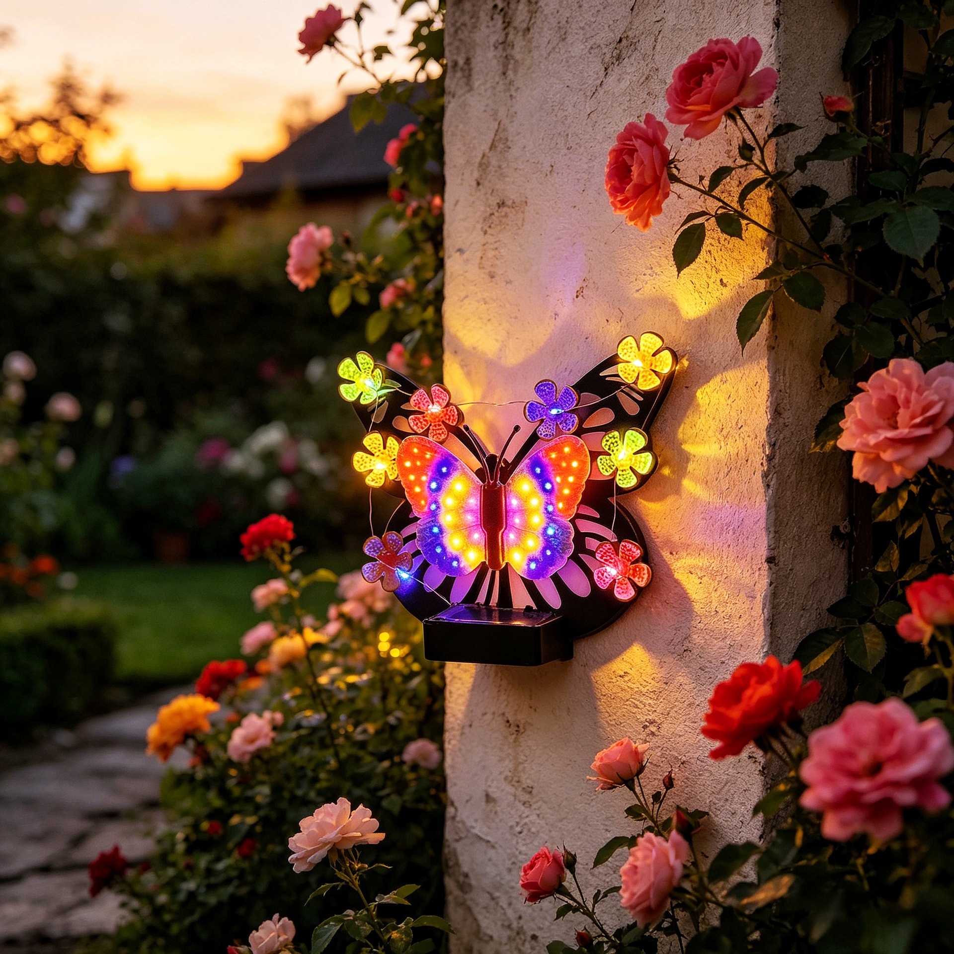 🦋💡Solar Butterfly Garden Light