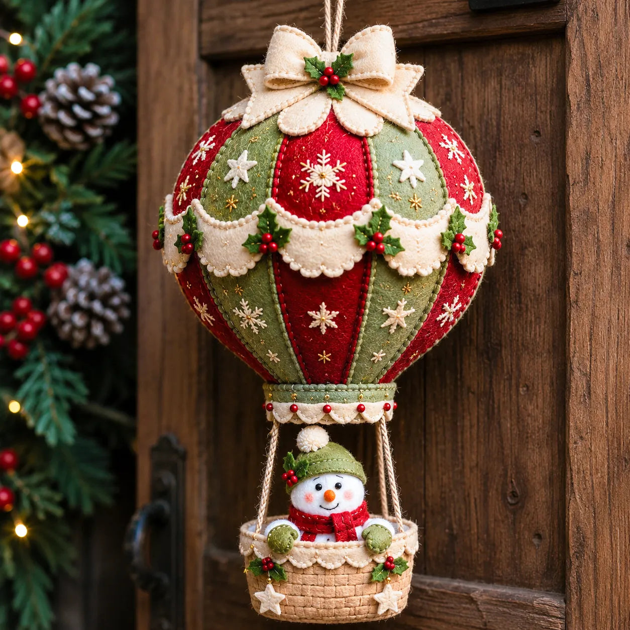 🎄🎈 Christmas Hot Air Balloon Hanging DIY Kit