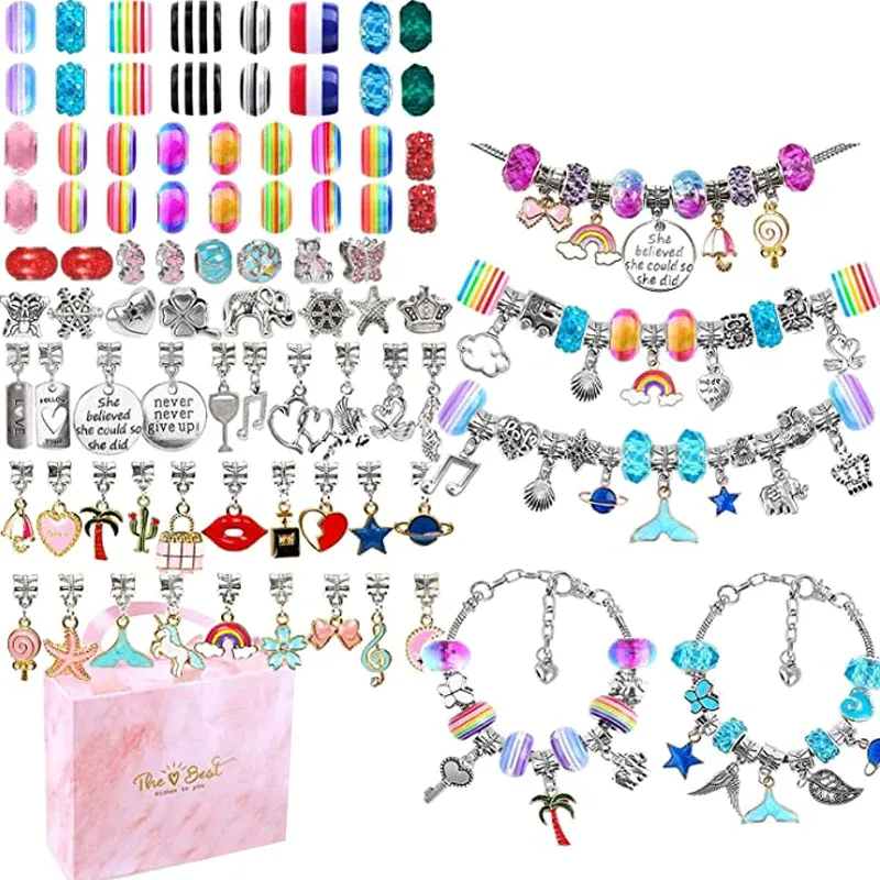 💎💍Charm Bracelet Jewerly Making Kit