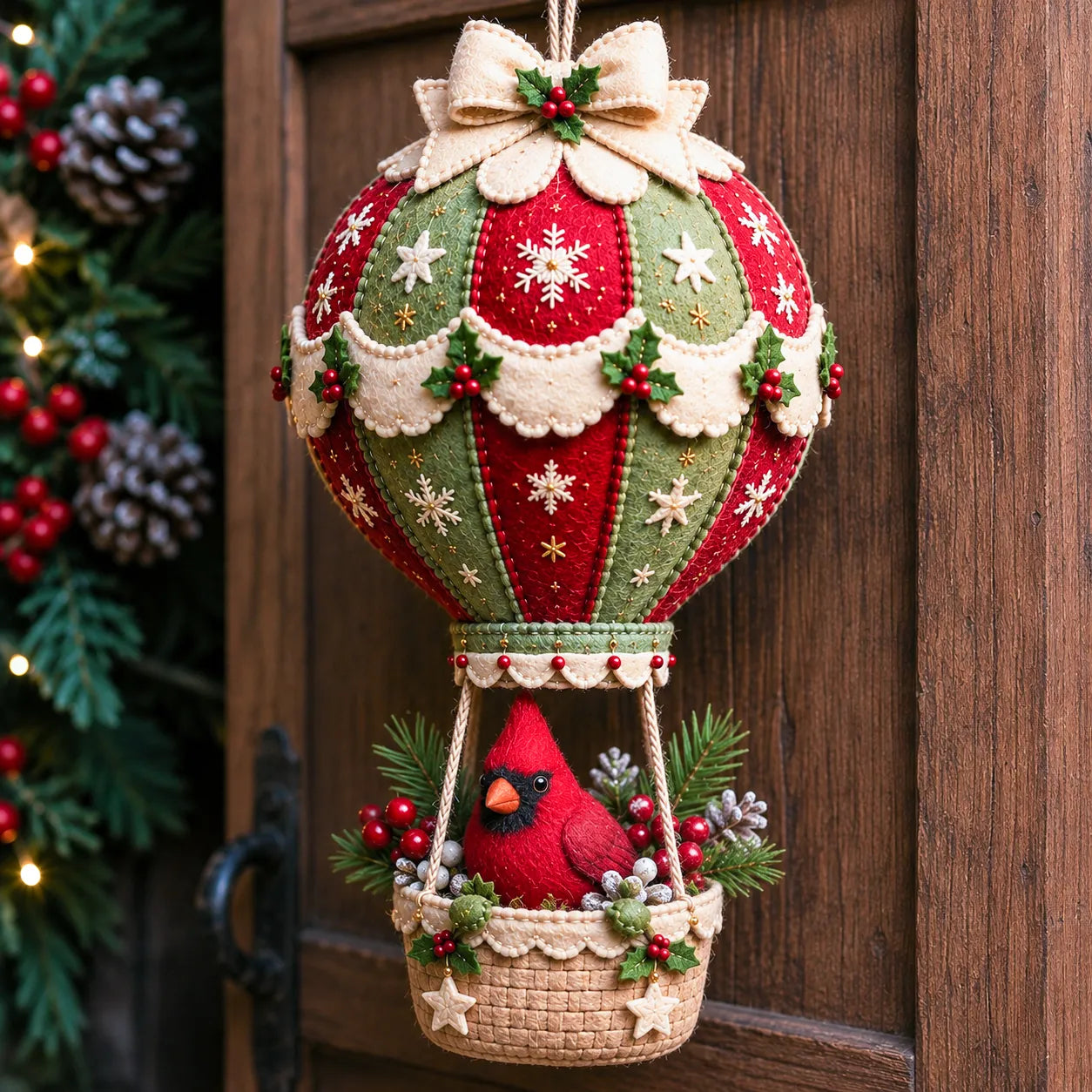 🎄🎈 Christmas Hot Air Balloon Hanging DIY Kit