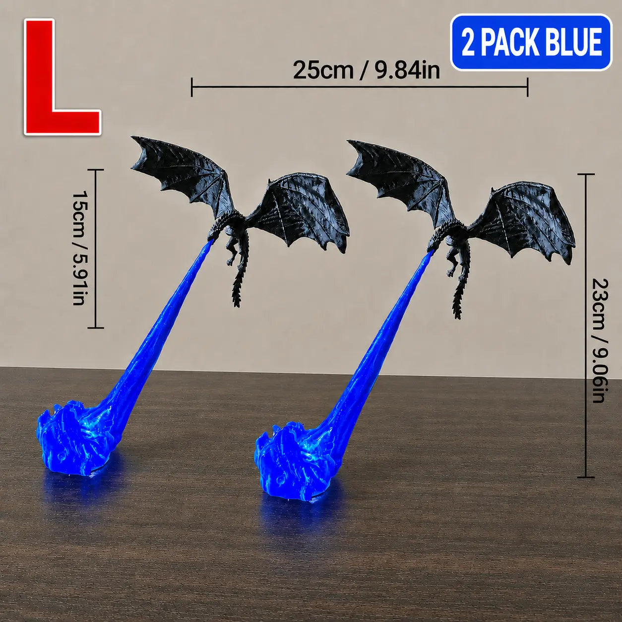 🐉3D-Printed Illuminated Dragon Flame Book Nook – Mystical Fantasy Bookshelf Decor