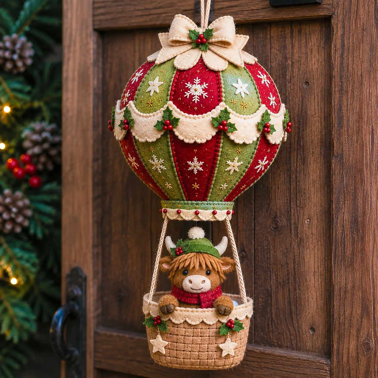 🎄🎈 Christmas Hot Air Balloon Hanging DIY Kit