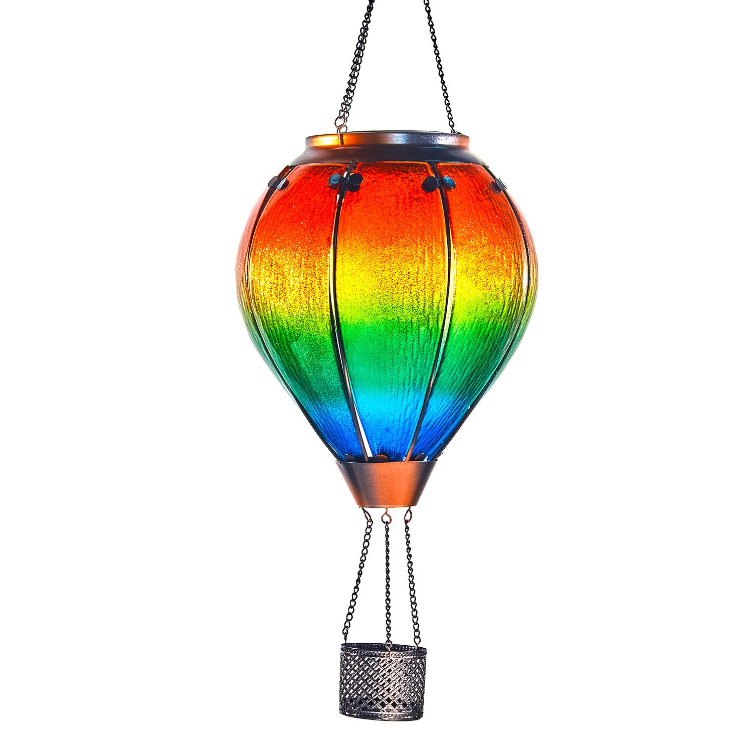 Handmade Hot Air Balloon Solar Flame Lantern-Prism Glow