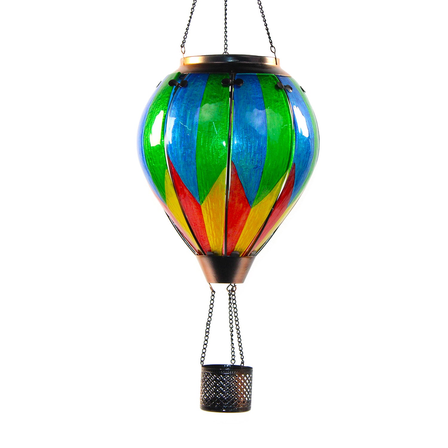 Handmade Hot Air Balloon Solar Flame Lantern-Horizon Ombre