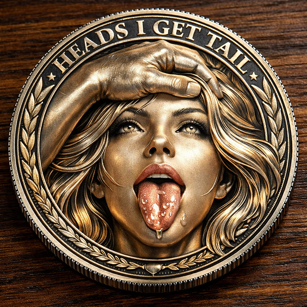 “Heads I Get Tails / Tails I Get Head” Challenge Coin Set