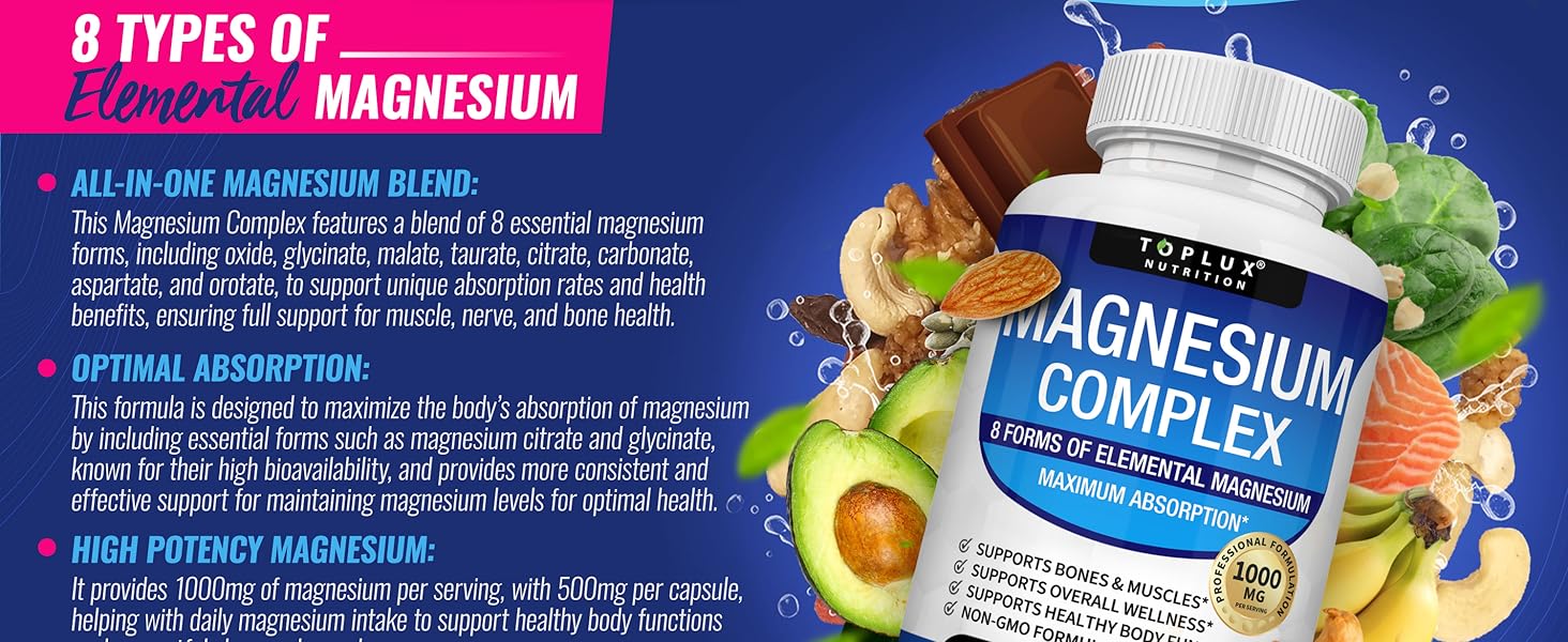 magnesium complex magnesium glycinate supplement