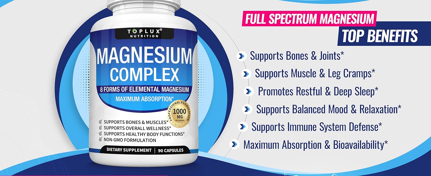 magnesium complex magnesium glycinate supplement