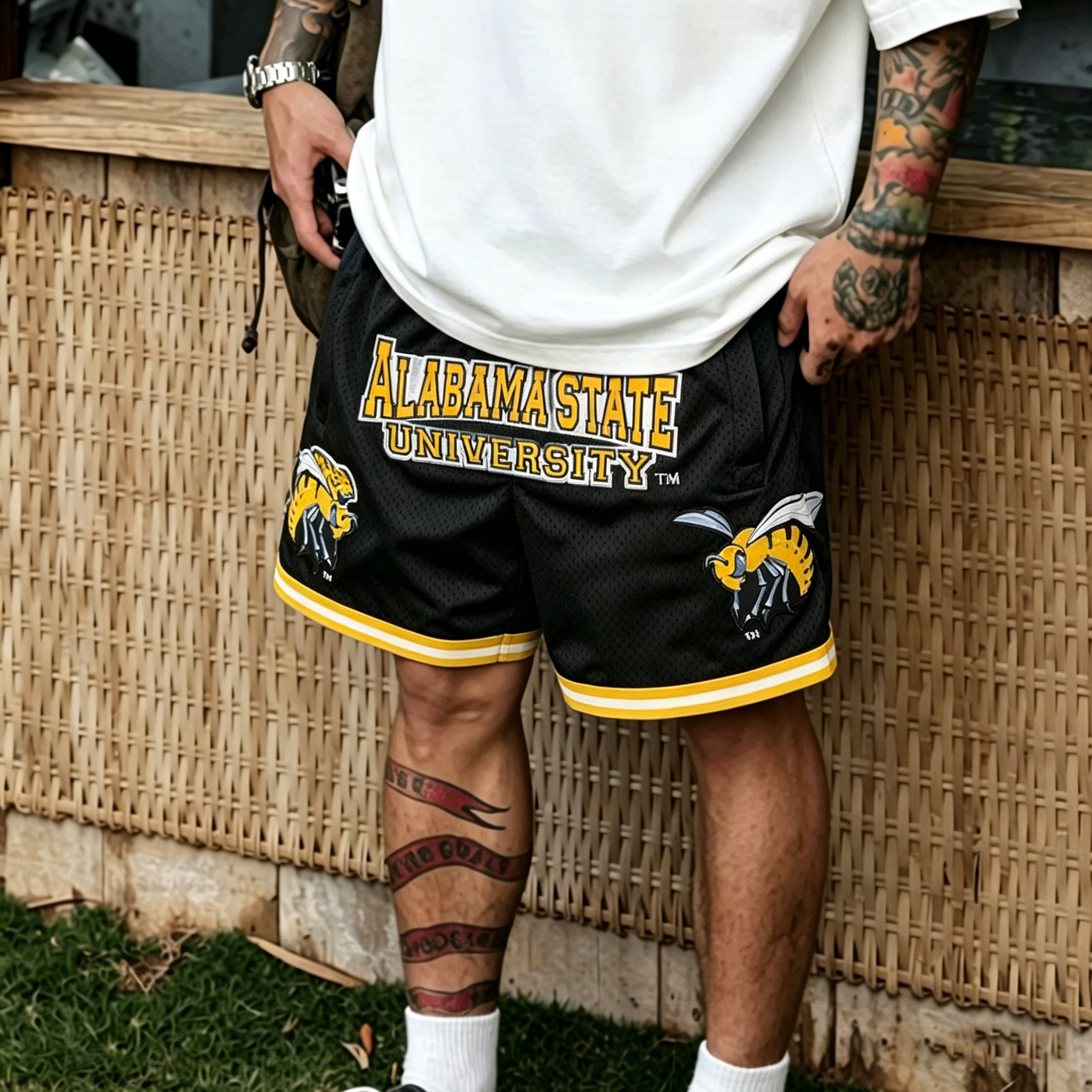 ALABAMA STATE UNIVERSITY BASKETBALL SHORTS