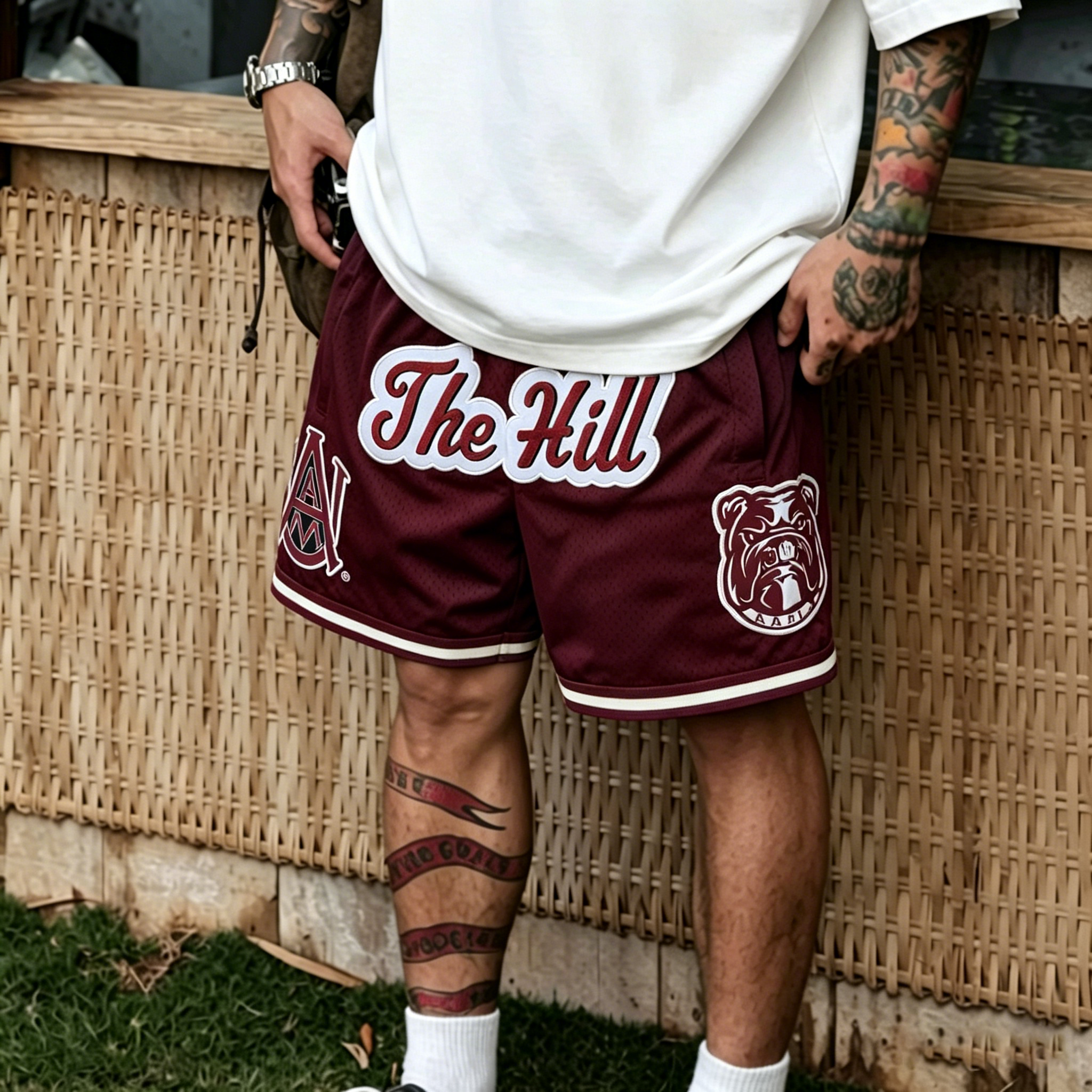 ALABAMA A&M UNIVERSITY BASKETBALL SHORTS