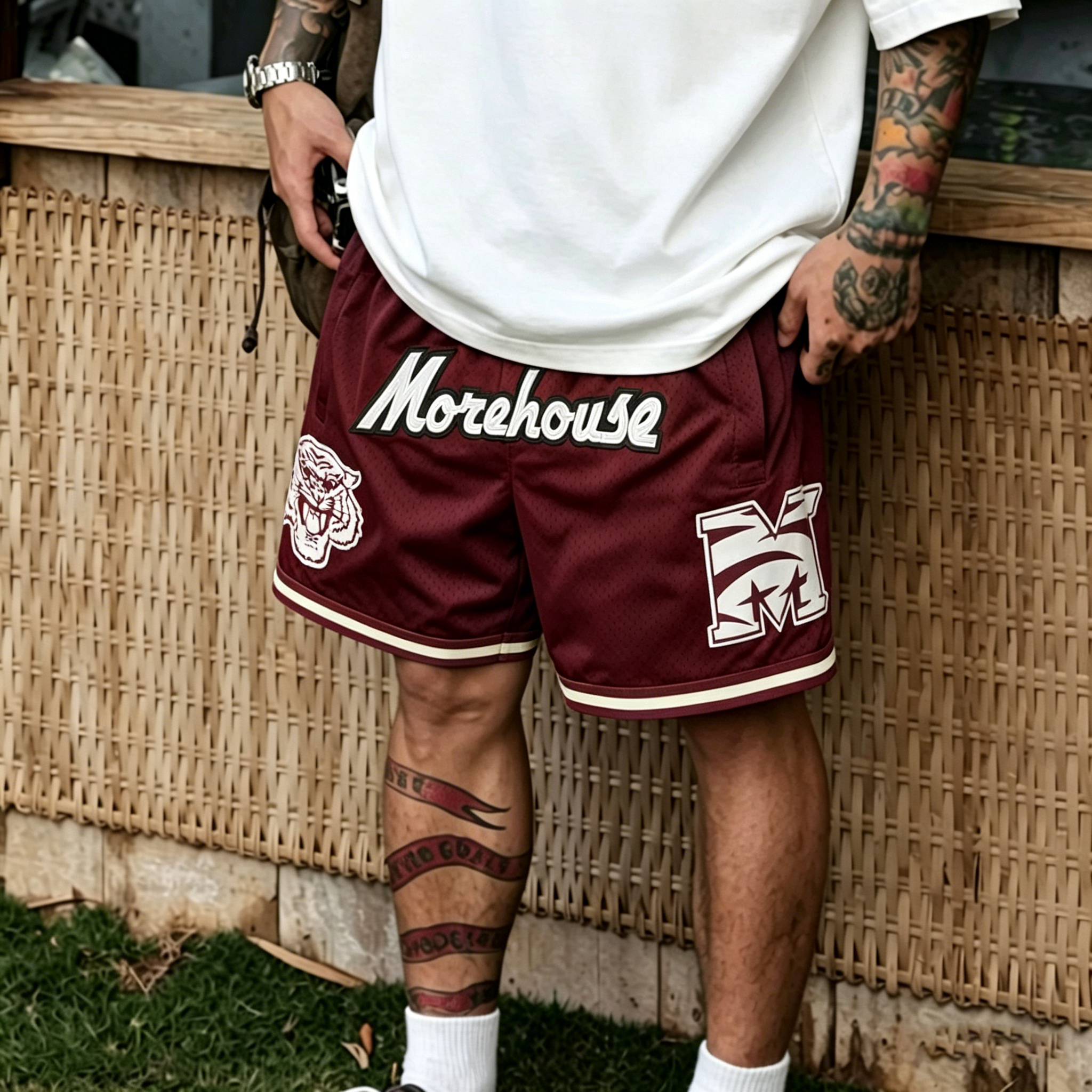 MOREHOUSE BASKETBALL SHORTS