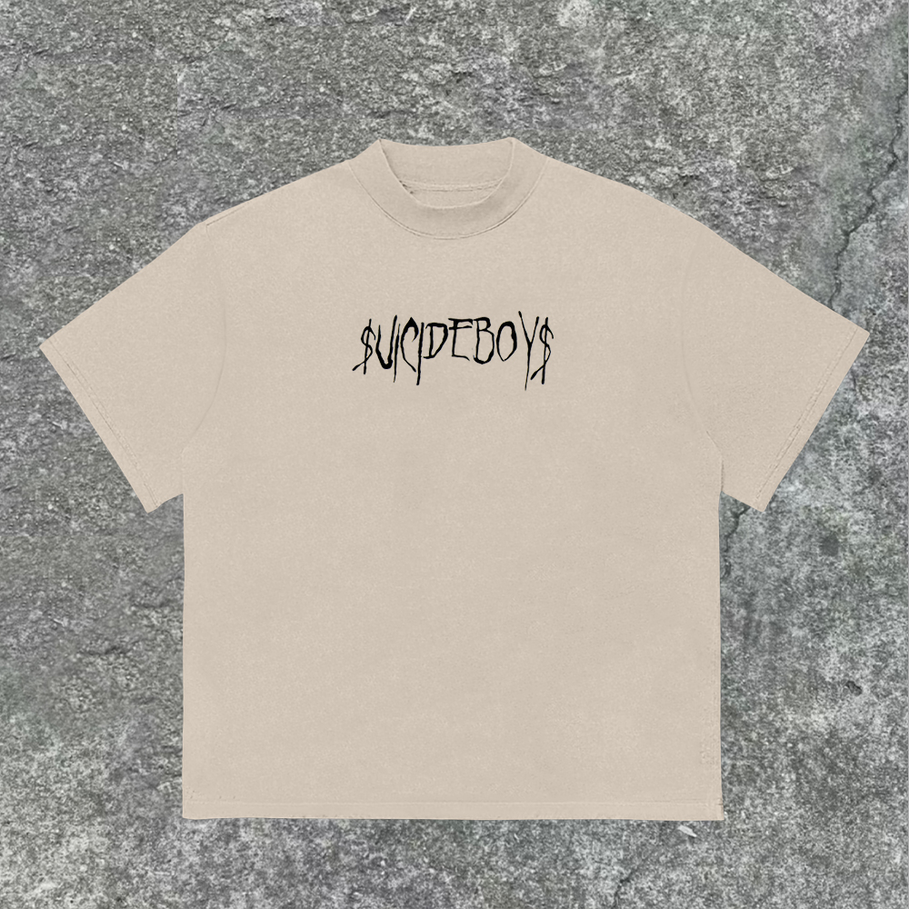 Vintage Suicideboys Cigarette Graphics Printed  T-Shirt