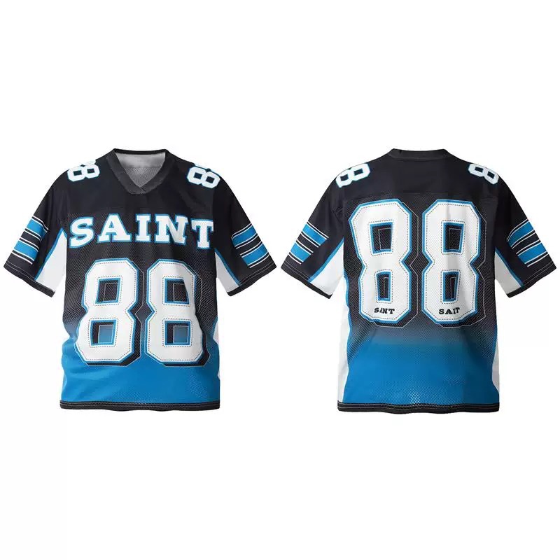 Saint Michael Vintage Trendy Mesh Football Oversized Jersey Shirt
