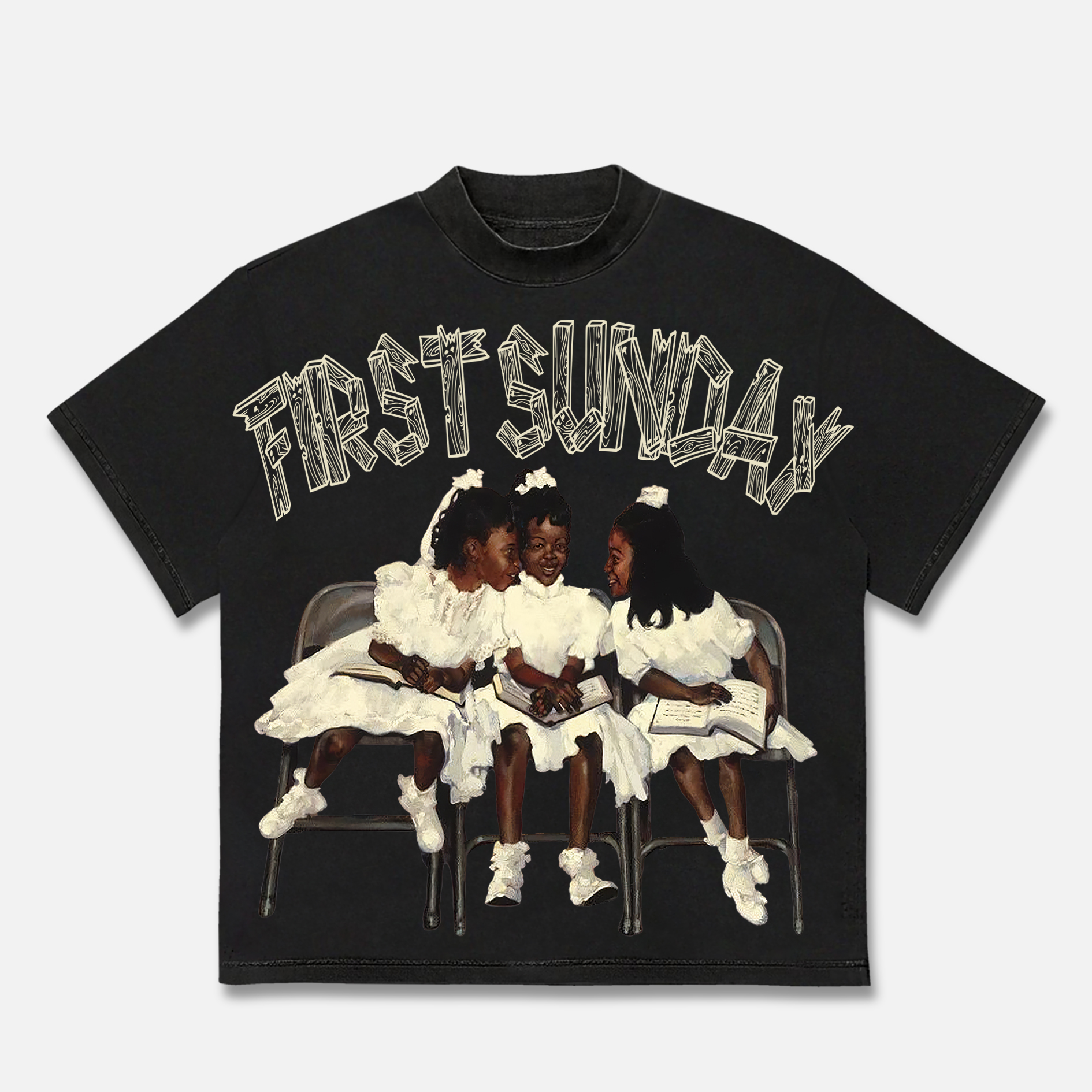 Personalized First Sunday Graphic Short Sleeve T-Shirt