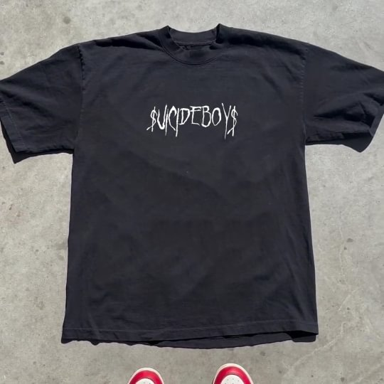Vintage Suicideboys Cigarette Graphics Printed  T-Shirt