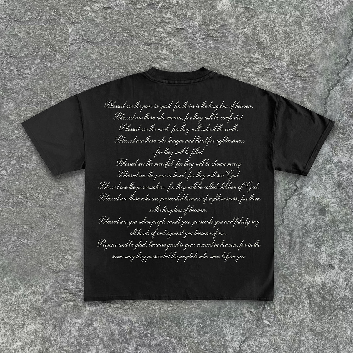 Vintage Scriptures of the Blessed Virgin Mary Graphic T-Shirt