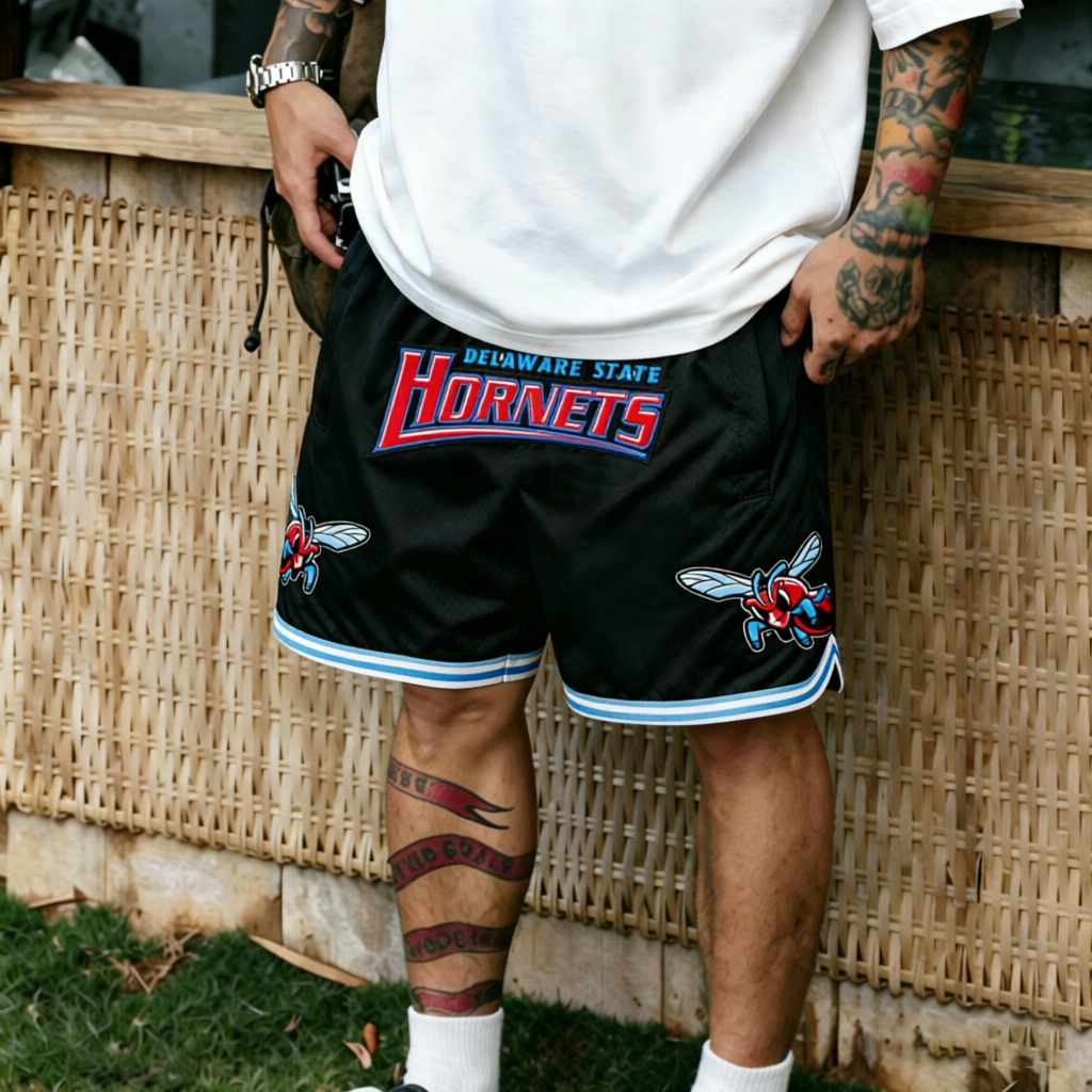 DELAWARE STATE UNIVERSITY BASKETBALL SHORTS