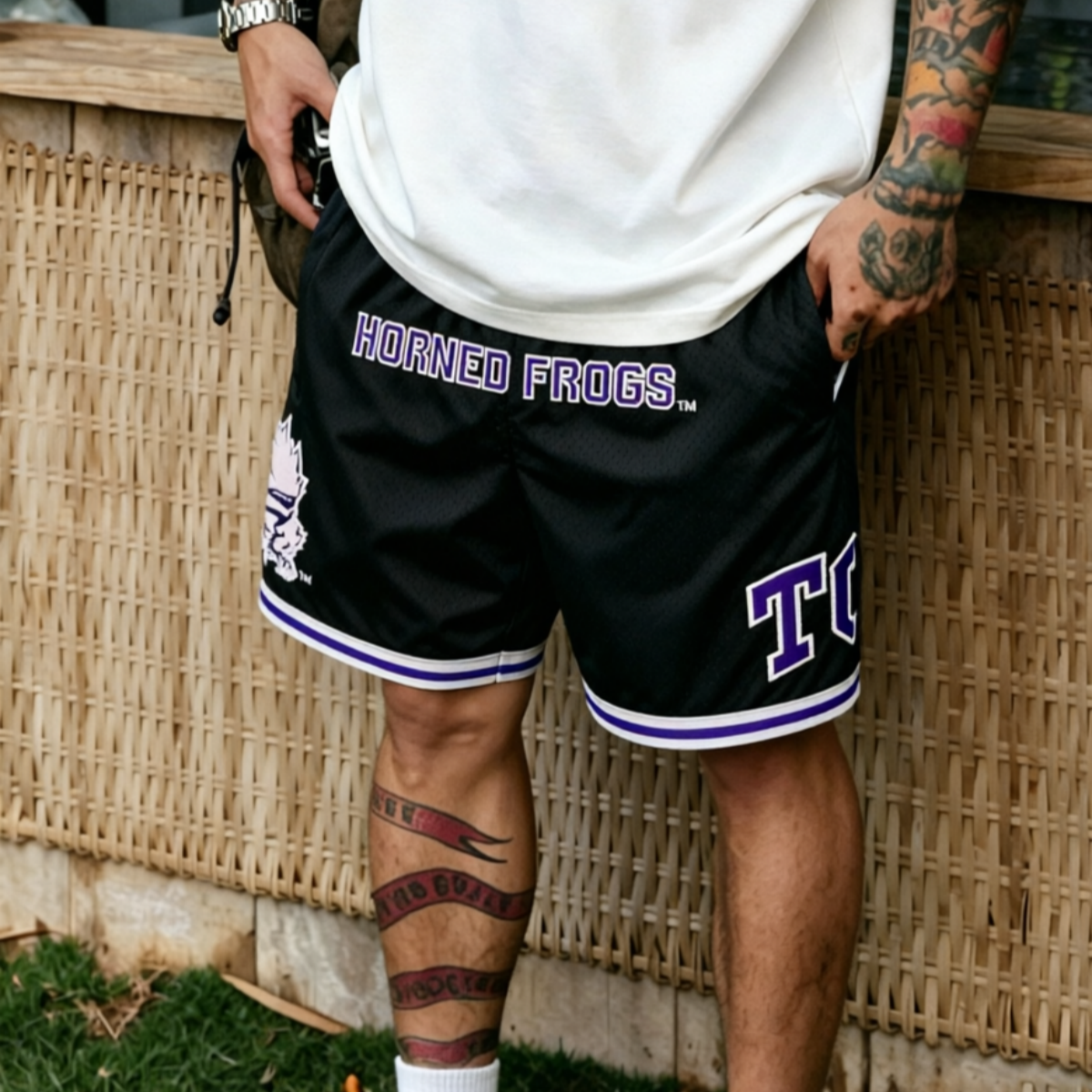 TCU Basketball Shorts