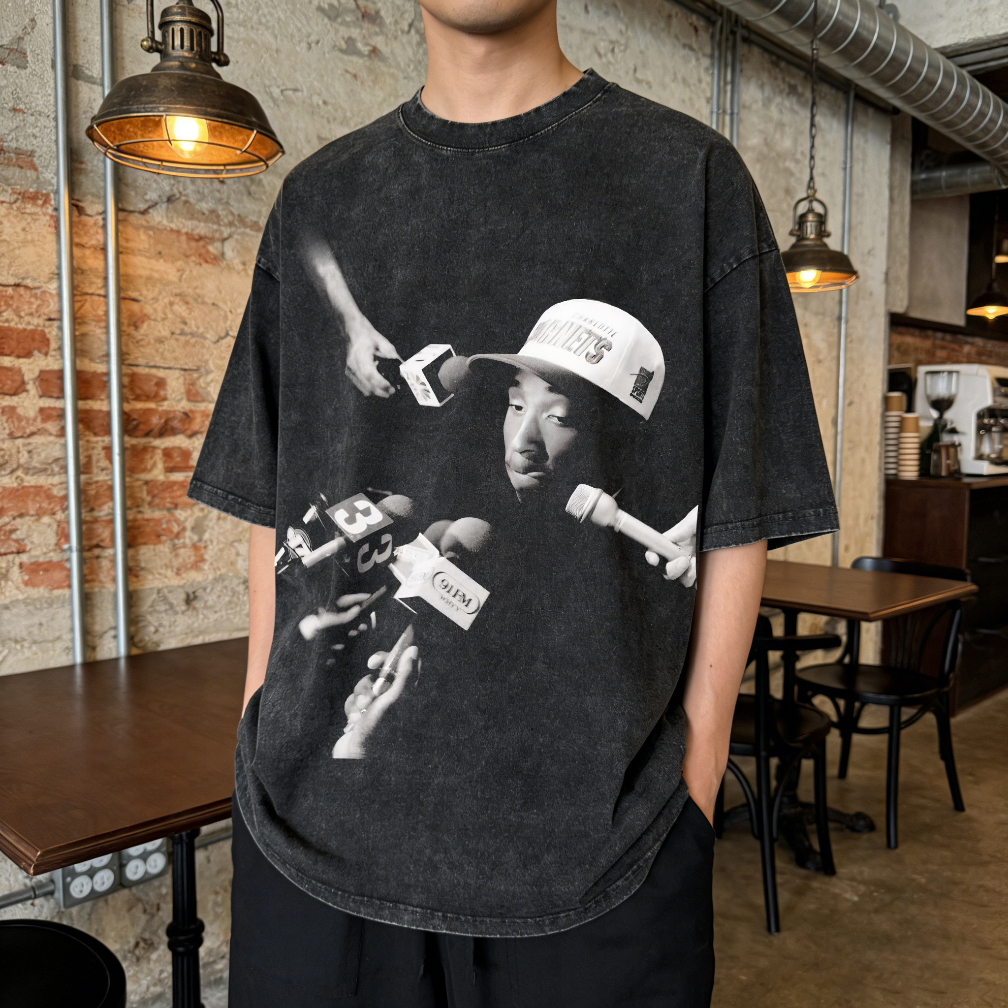 Kobe Printed Men's Washed Tee
